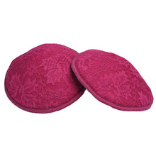 Load image into Gallery viewer, Autumnz - Washable Breast Pads (Maroon Lace) - 6 pcs